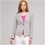 Textured 1 Button Jacket x0025, , small