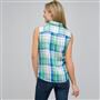 Sleeveless Button Down Shirt x0082, , small