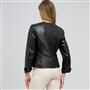 Leather Top Front Studded Jacket x0028, , small