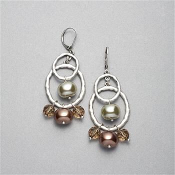 Silver Chandler Earring x0081, , large