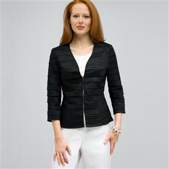 Pleated Jacket. x0045, , large