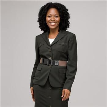Belted Safari Jacket x0074, , large