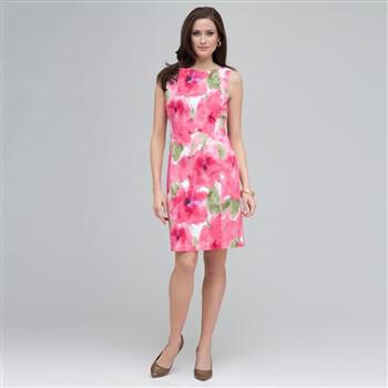Floral Sheath Dress. x0022, , large