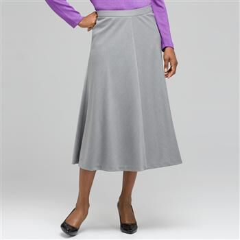 Long Center Seam Skirt x0024, , large