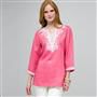 3/4 Sleeve Tunic x0089, , small