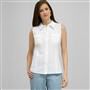 Sleeveless Button Down Blouse. x0015, , small