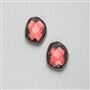 Light Hematite Button Clip-on Earrings x0078, , small