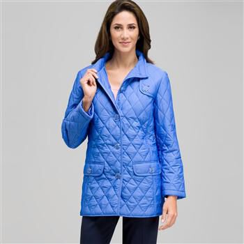 Quilted Car Coat x0035, , large