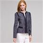 Textured Zip Front Jacket x0012, , small