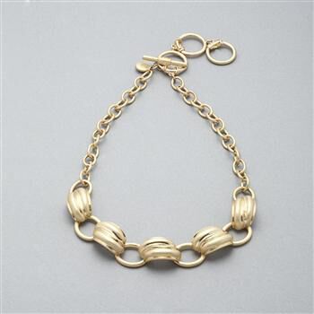 Worn Gold Necklace x0039, , large