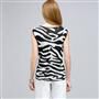 Sequined Animal Print Shell. x0016, , small