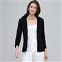 3/4 Sleeve Notch Cardigan. x0021, , small