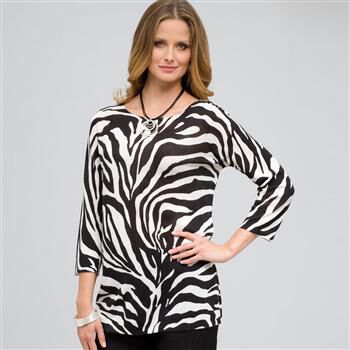 Animal Print Tunic x0078, , large