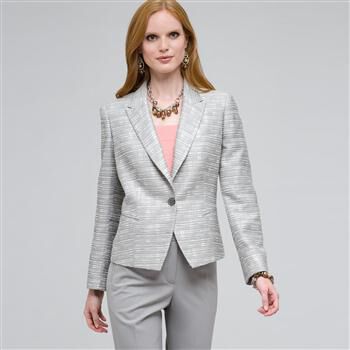 Notch Collar Jacket x0035, , large