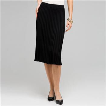 Long Pleated Skirt x0012, , large