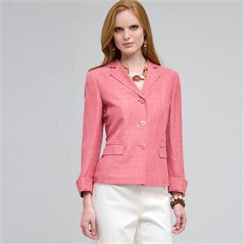 3 Button Front Jacket x0064, , large