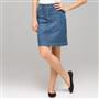 Denim Slim Skirt x0033, , small