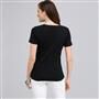 Short Sleeve V-Neck Tee x0036, , small