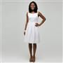 White Dress with Jewel Neckline x0066, , small