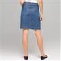 Denim Slim Skirt x0033, , small