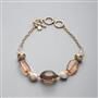Pink and Brown Collar Necklace x0038, , small