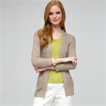 Open Front Cardigan x0085, , large