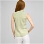 Ruffle Front Sleeveless Blouse. x0015, , small