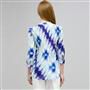 3/4 Sleeve Pleated Tunic x0034, , small