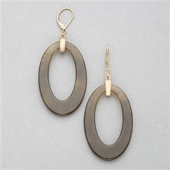 Dangle Hoop Earring x0074, , large