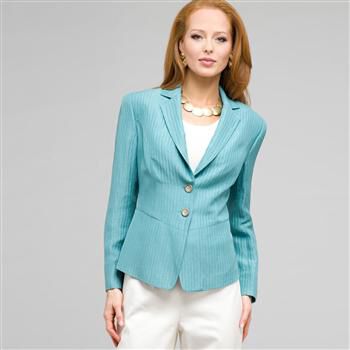 2 Button Front Jacket x0064, , large