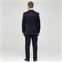 Navy Single Pleat Wool Suit x0018, , small