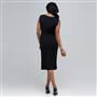 Boat Neck Sleeveless Sheath Dress. x0011, , small