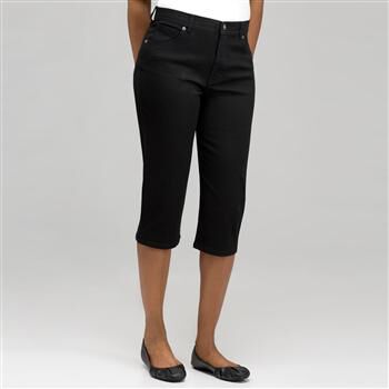 Classic Denim Straight Leg Capri x0023, , large