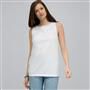 Embroidered Boat Neck Top. x0099, , small