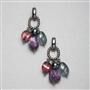 Light Hematite Dangle Earrings x0098, , small
