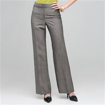 Washable Linen Classic Yoke Pant x0037, , large