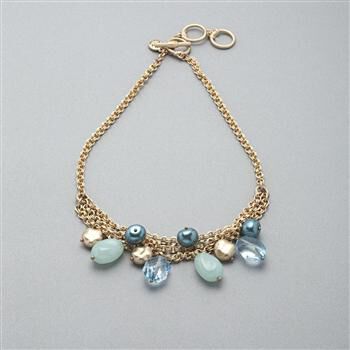 3 Strand Drop Necklace x0065, , large