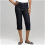 Classic Denim Straight Leg Capri x0017, , small