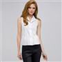 No-Iron Easy Care Double Strip Sleeveless Blouse x0096, , small