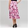 Long Floral Pintucked Skirt x0013, , small