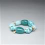 Turquoise and Gold Bracelet x0021, , small