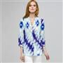 3/4 Sleeve Pleated Tunic x0034, , small