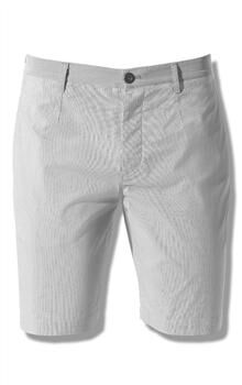 Straight Fit Shorts With Button Closure x0092, , large