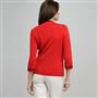 Relaxed Fit Cardigan x0019, Cardinal Red & Black, small
