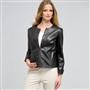 Leather Top Front Studded Jacket x0028, , small