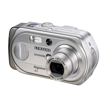 Samsung Digimax A6 - Digital camera - 6.0 Mpix - optical zoom: 3 x - supported memory: MMC, SD x0055, , large