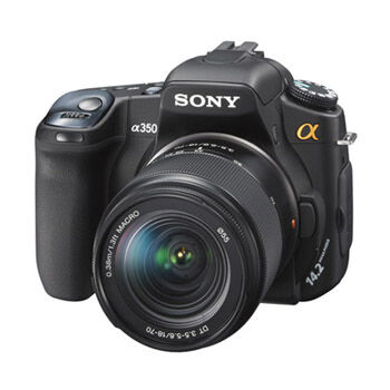 Sony Alpha 350 Digital SLR Camera w/18-70mm Lens x0084, , large